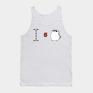 I Love My Cats Cute Funny Pet Owner Tank Top